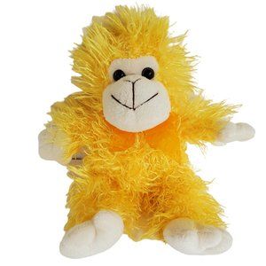 Kelly Toy Plushie Orangutan Gorilla Stuffed Animal Plush Yellow Long Hair 10"